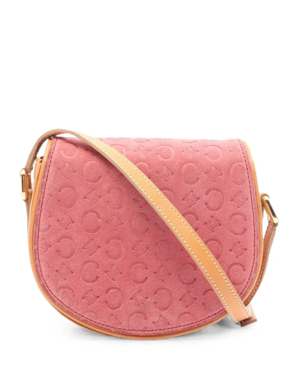 Celine Pre-Owned 2000s C Macadam shoulder bag - Pink