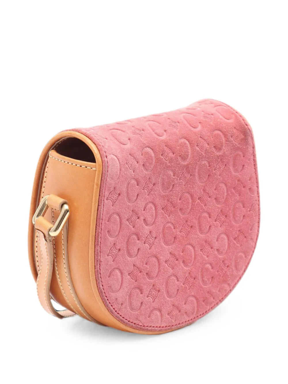 Celine Pre-Owned 2000s Macadam canvas schoudertas Roze