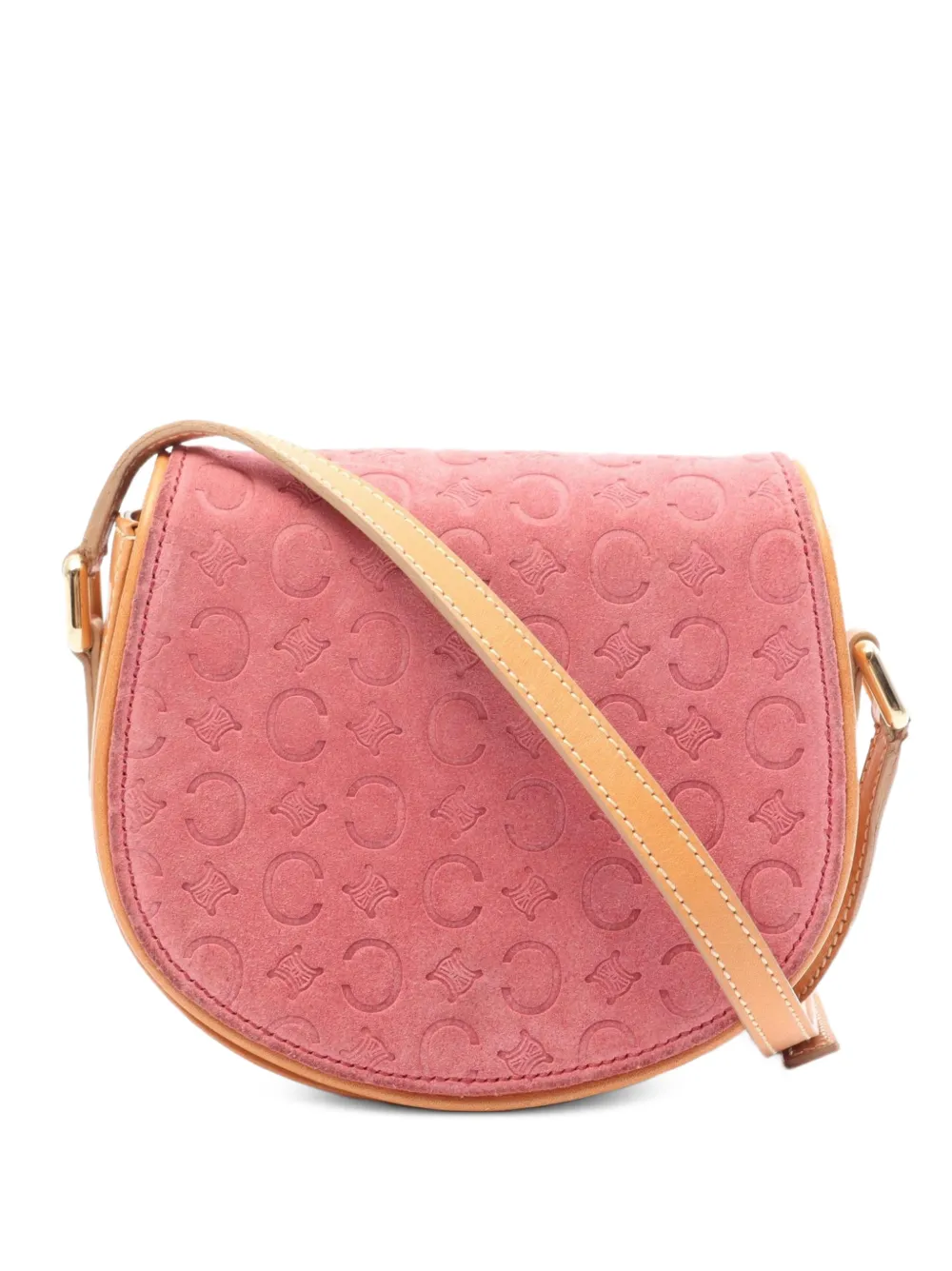 Celine Pre-Owned 2000s C Macadam shoulder bag - Rosa