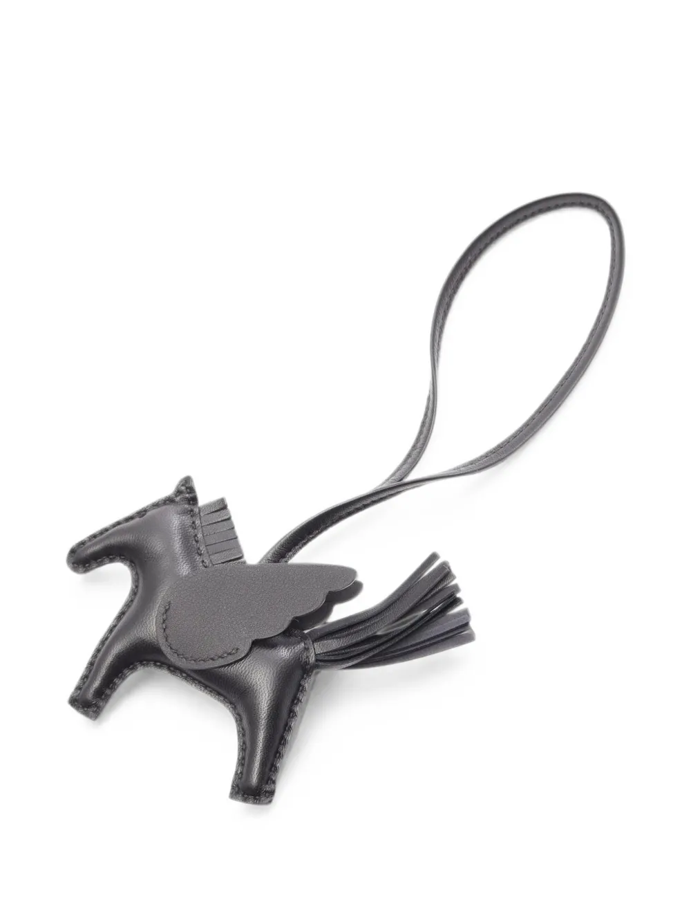 Hermès Pre-Owned PM Rodeo Pegasus bag charm - Black