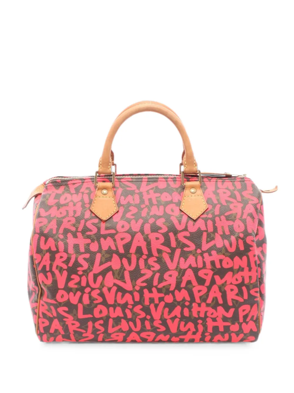 Louis Vuitton Pre-Owned 2009 30 Monogram Graffiti Speedy tote bag - Brown