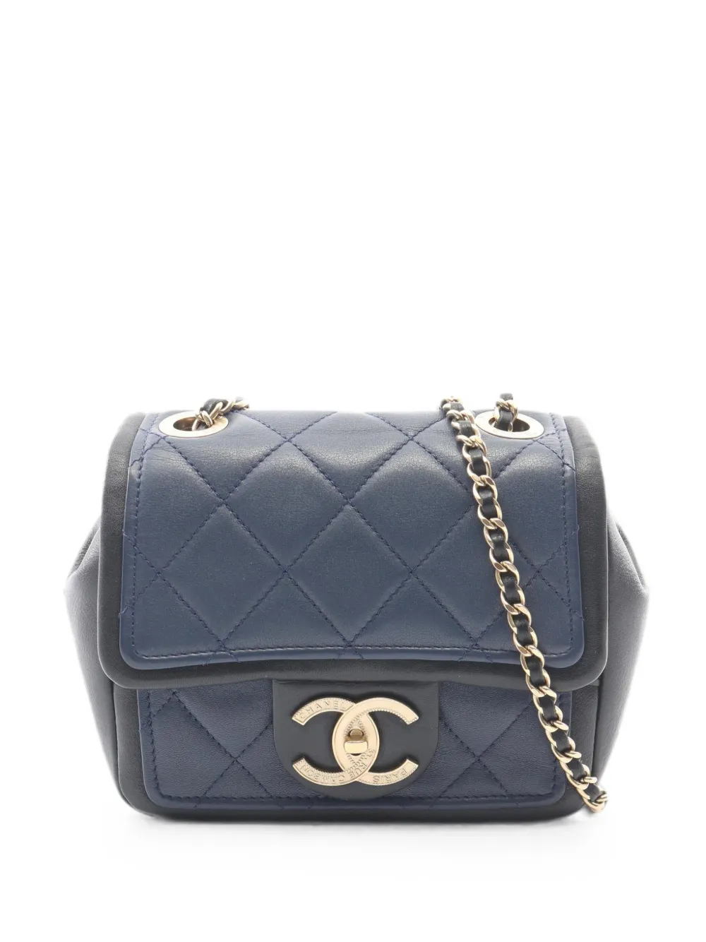 CHANEL Pre-Owned mini 2014-2015 Matelasse shoulder bag - Black