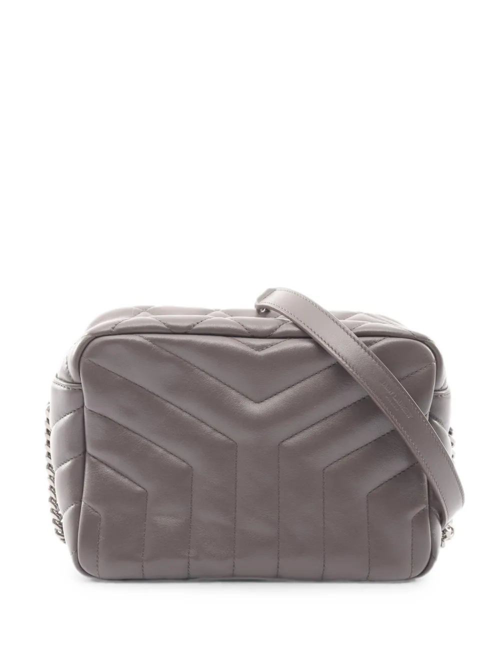 Saint Laurent Pre-Owned 2010s Lulu quilted shoulder bag - Grey