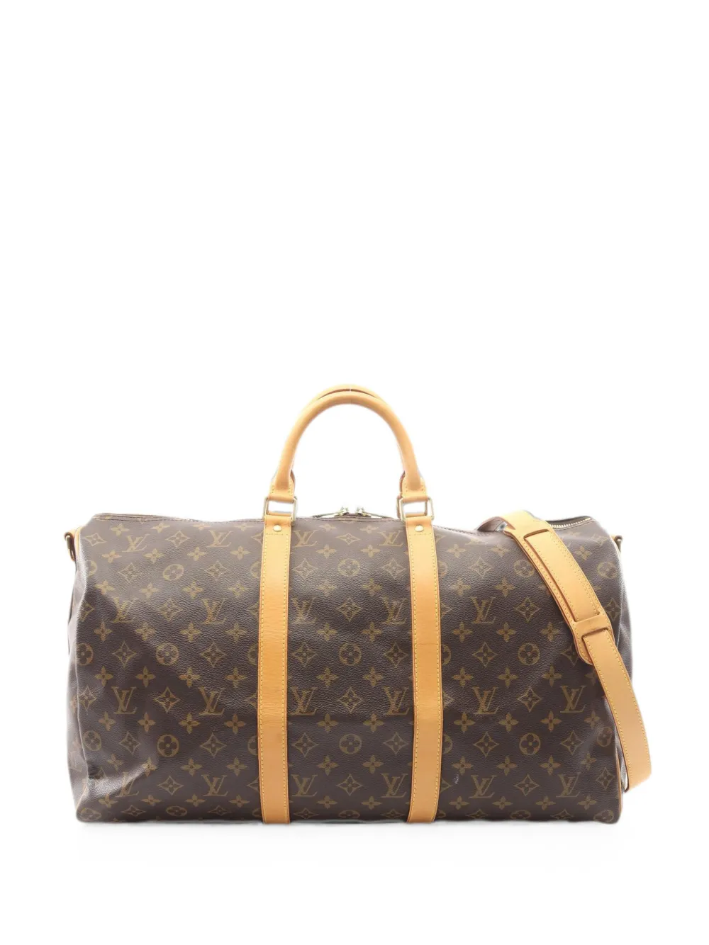 Louis Vuitton Pre-Owned 2001 50 Keepall Bandoulière Monogram Boston bag - Brown