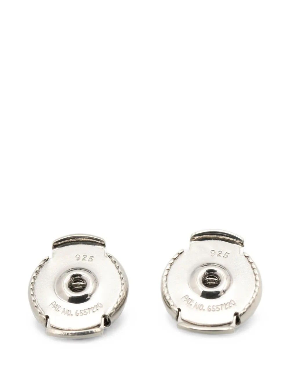 Hermès Pre-Owned 2010s Loop MM earrings - Silver