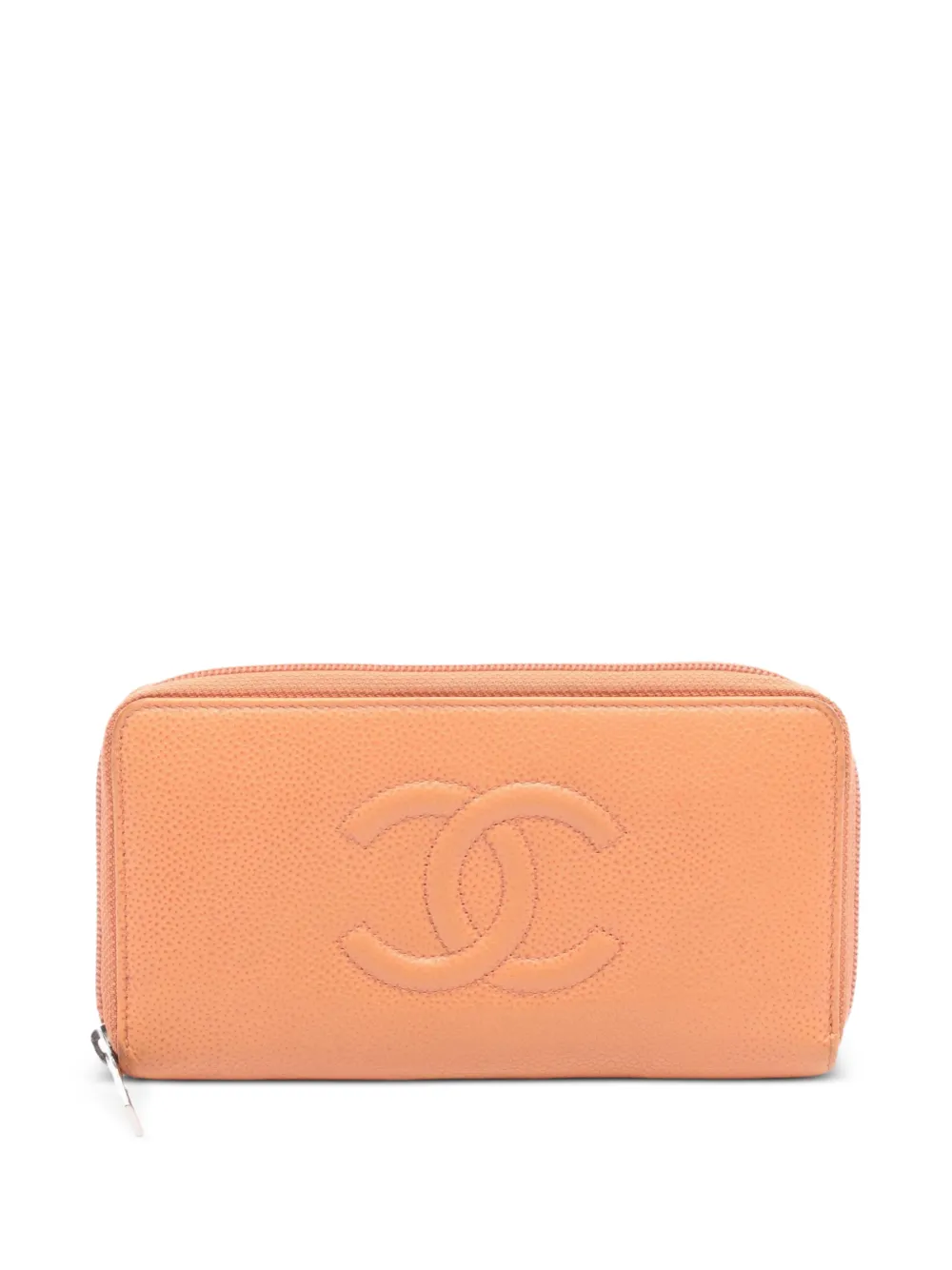 CHANEL Pre-Owned 2012-2013 Coco Mark wallet - Arancione