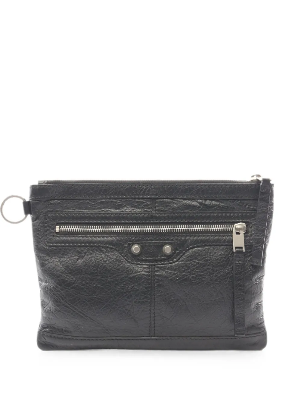 Balenciaga Pre-Owned 2010s M Classic Clip clutch bag - Nero