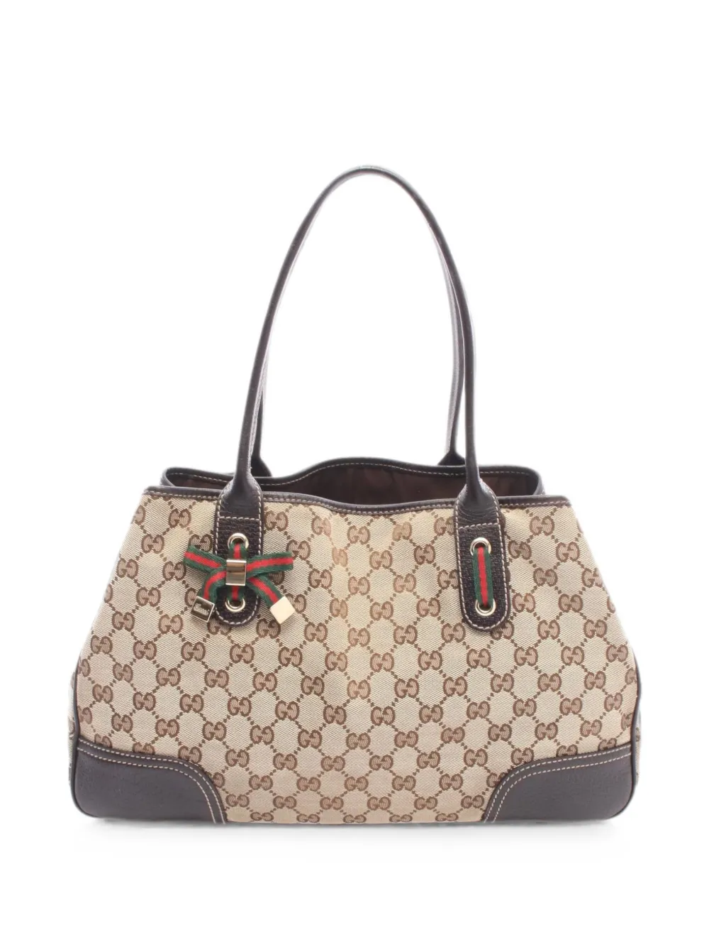 Gucci Pre-Owned 2000s Princy Web shoulder bag - Toni neutri