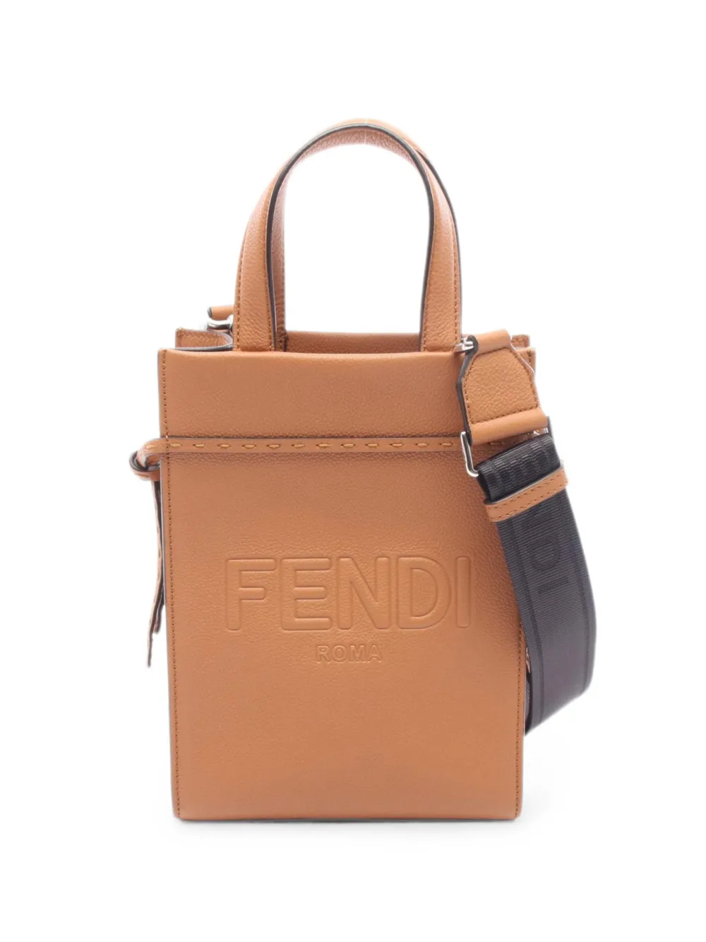Fendi Pre-Owned 2010s Go To Shopper leather tote bag - Brown