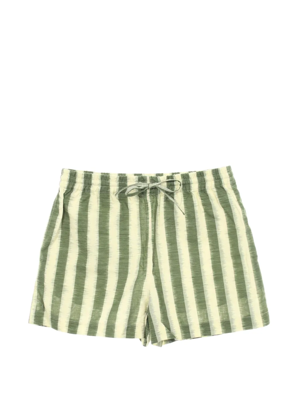Christian Dior Pre-Owned 2010s striped drawstring shorts - Verde