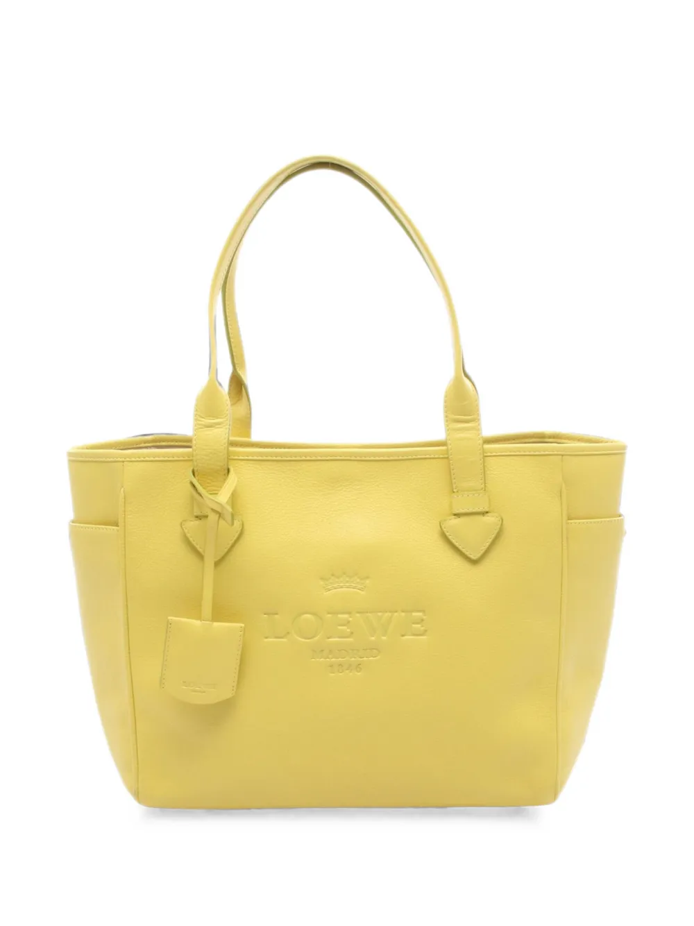 Loewe Pre-Owned 2000s Heritage leather shoulder bag - Yellow