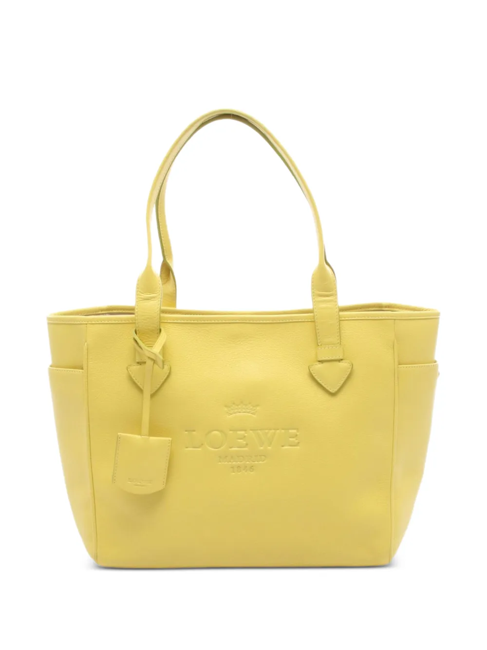 Loewe Pre-Owned 2000s Heritage leather shoulder bag - Gelb