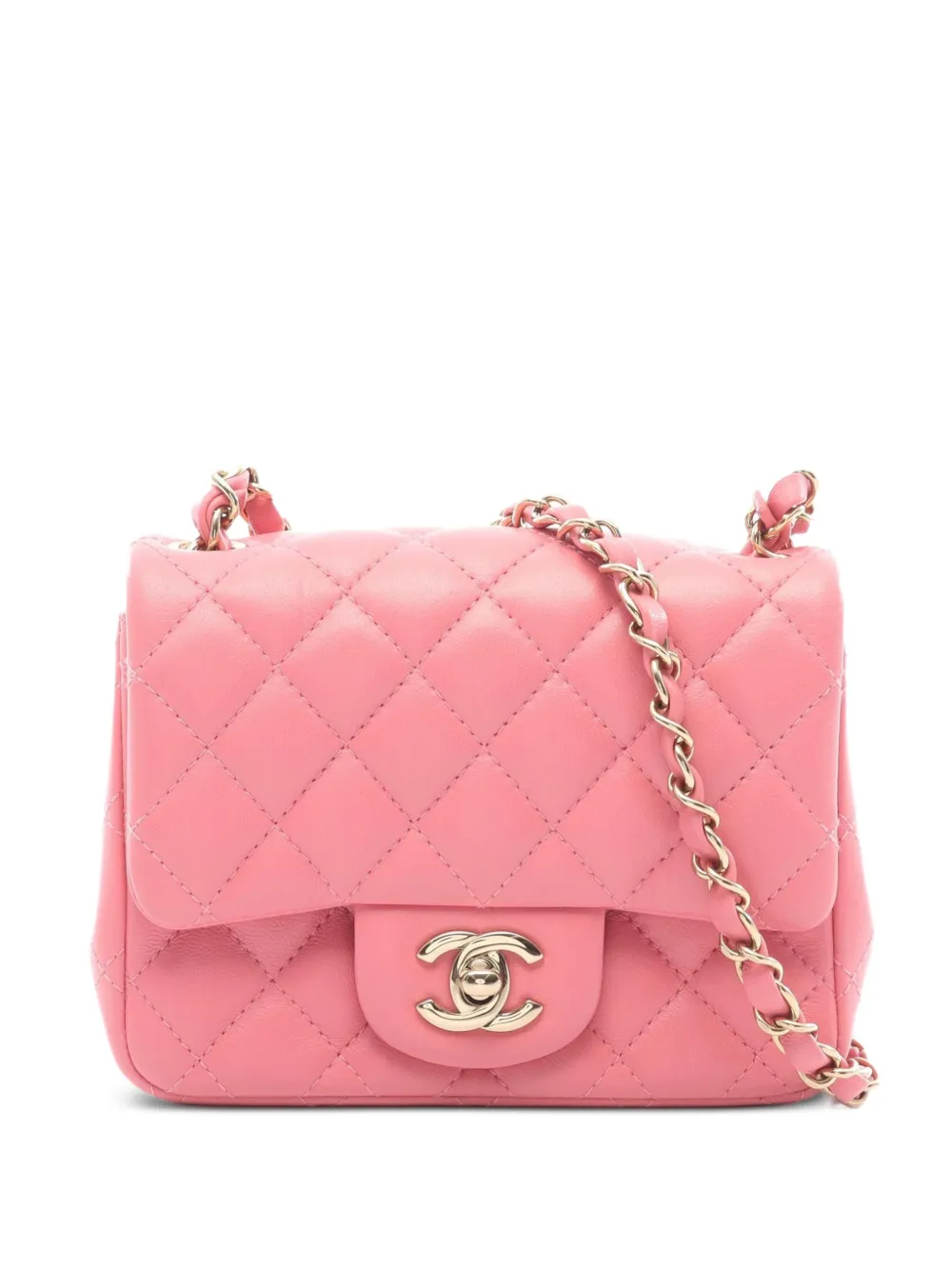CHANEL Pre-Owned Matelasse chain shoulder bag - Rosa