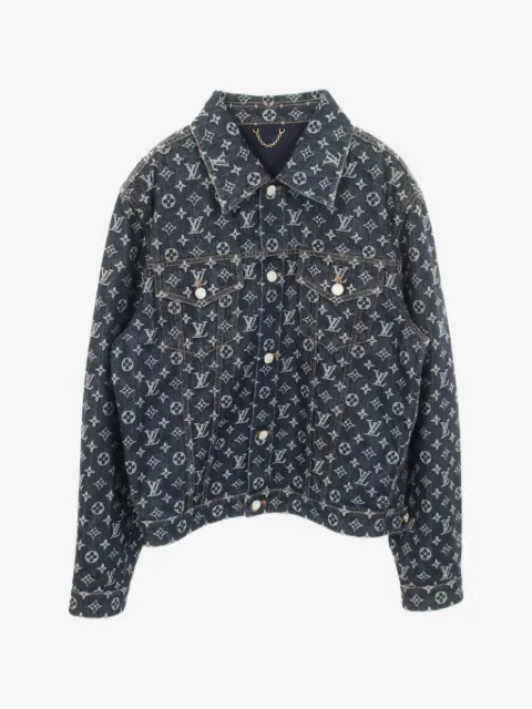 Louis Vuitton Pre-Owned chaqueta vaquera con monograma en jacquard 2010