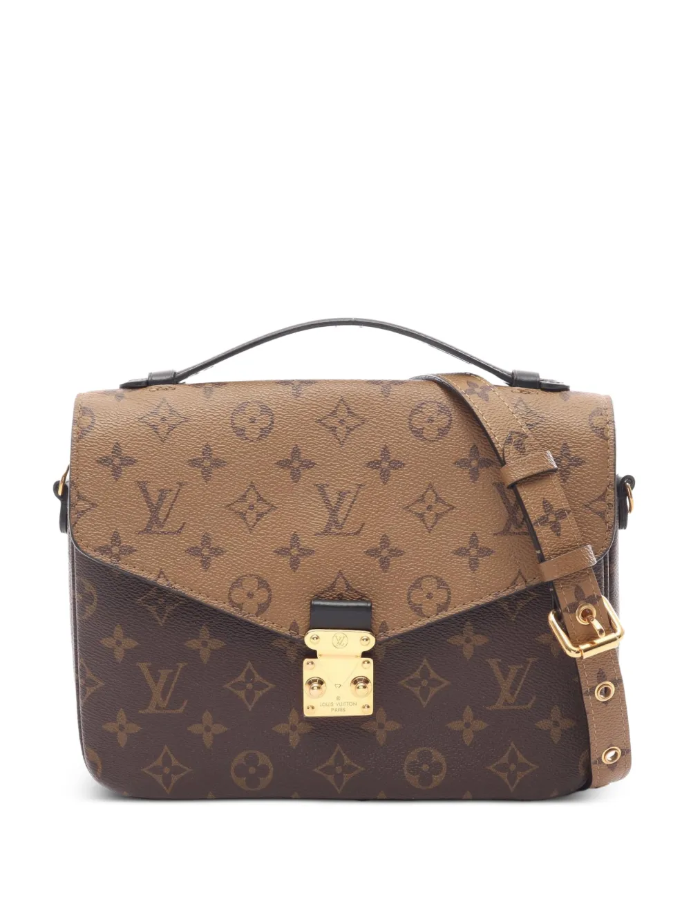 Louis Vuitton Pre-Owned 2010s Metis monogram reverse shoulder bag - Marrone