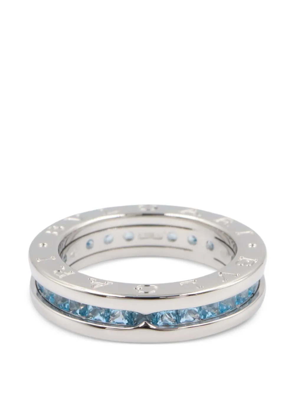 Bvlgari Pre-Owned 2010s B.zero1 blue topaz ring - Silber