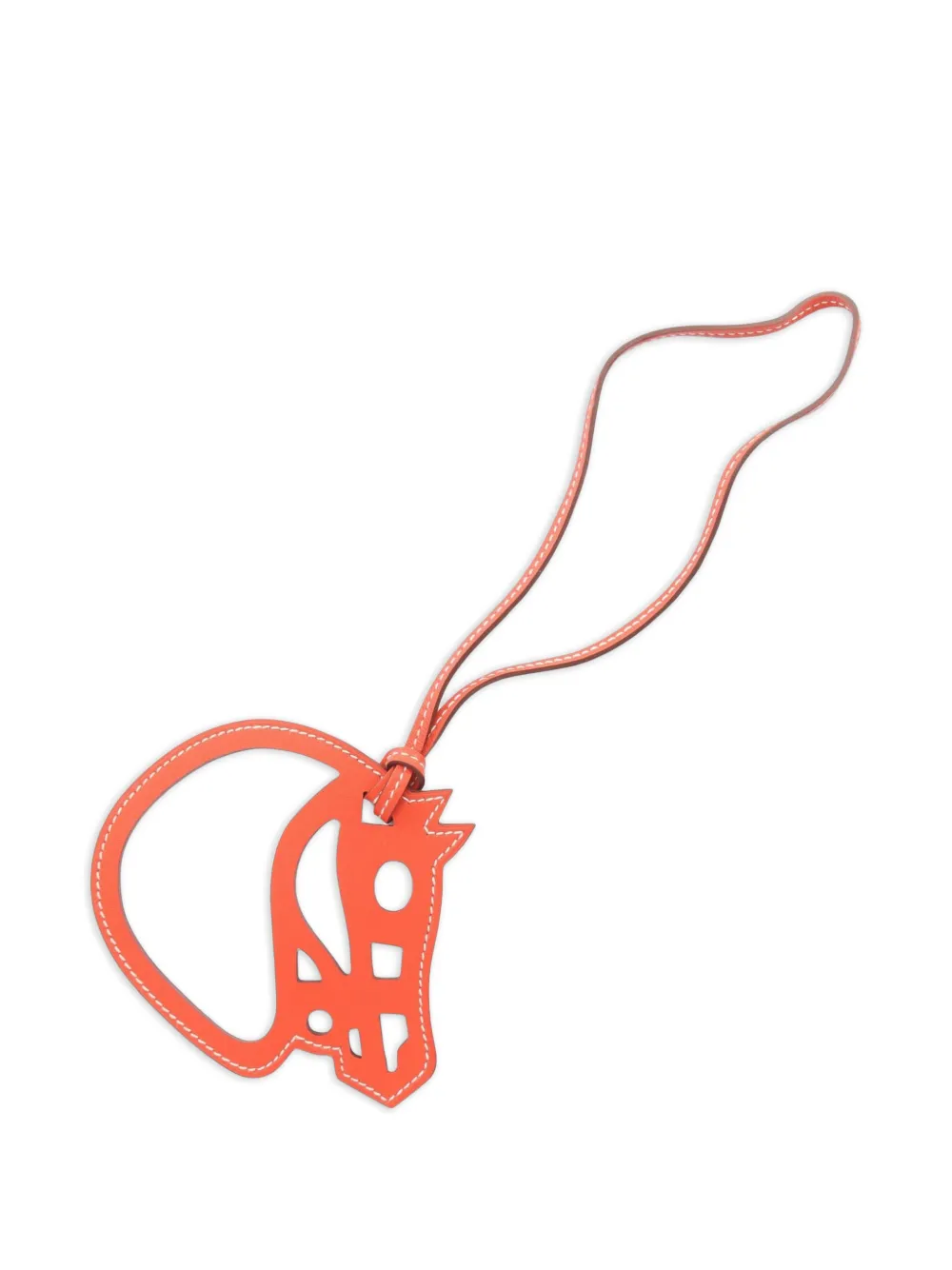 Hermès Pre-Owned 2010s Paddock Cheval bag charm - Orange
