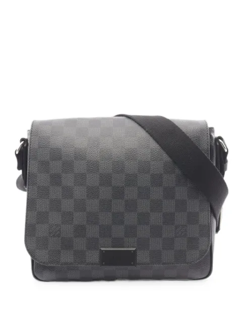 Louis Vuitton Pre-Owned 2015 District PM Damier Graphite shoulder bag