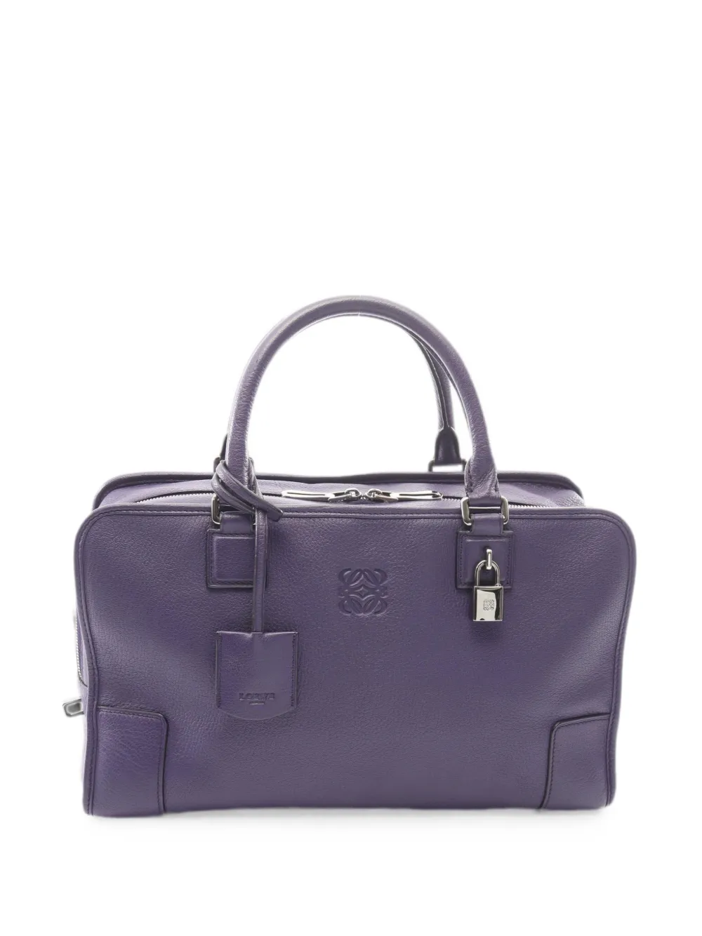 Loewe Pre-Owned 2010s Amazona leather tote bag - Purple