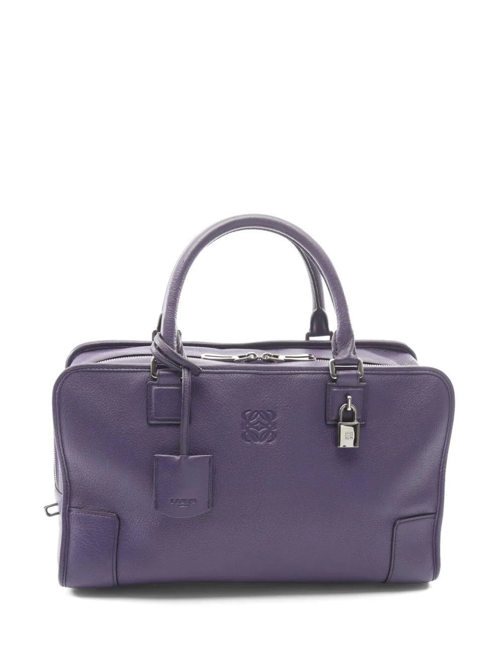 Loewe Pre-Owned 2010s Amazona leather tote bag - Violett