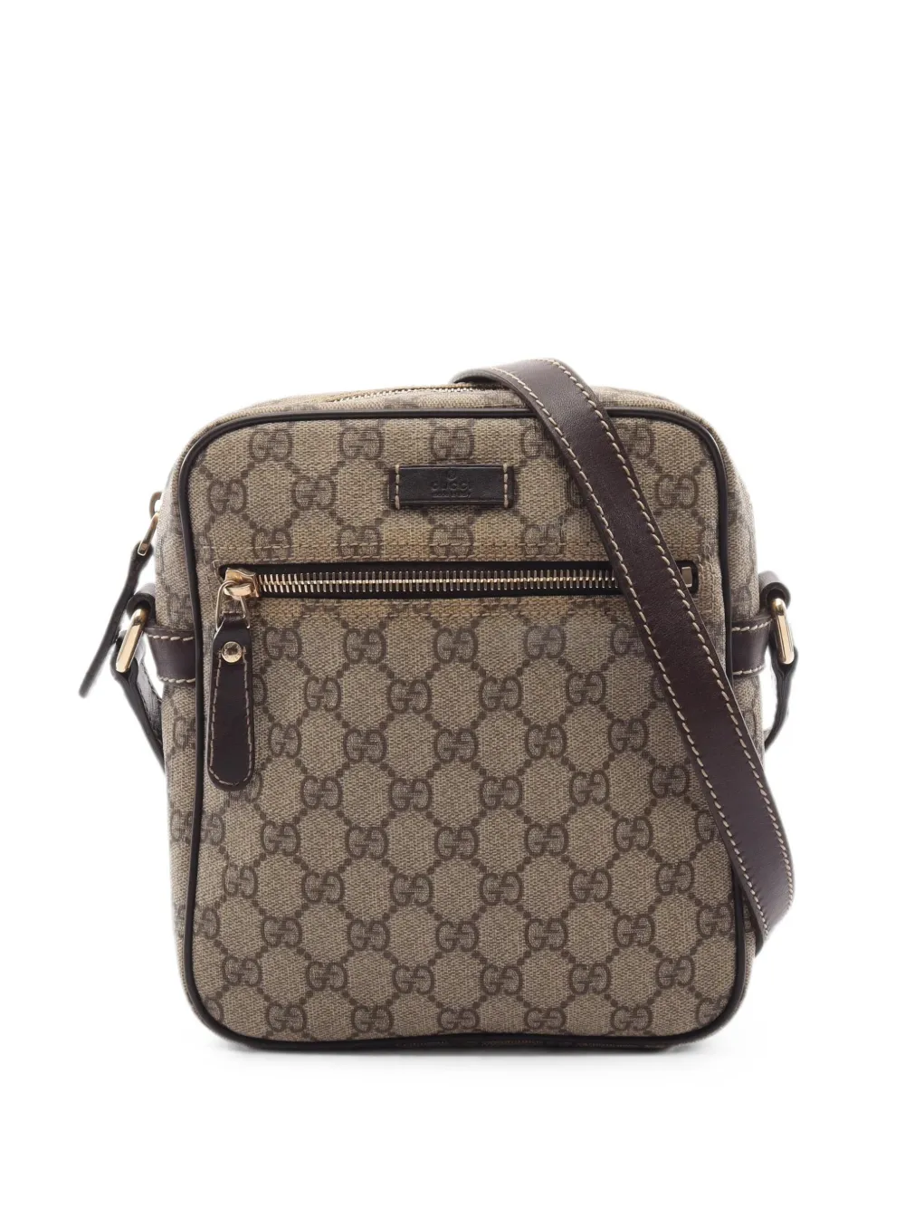 Gucci Pre-Owned 2000s GG Supreme cross body bag - Neutrals