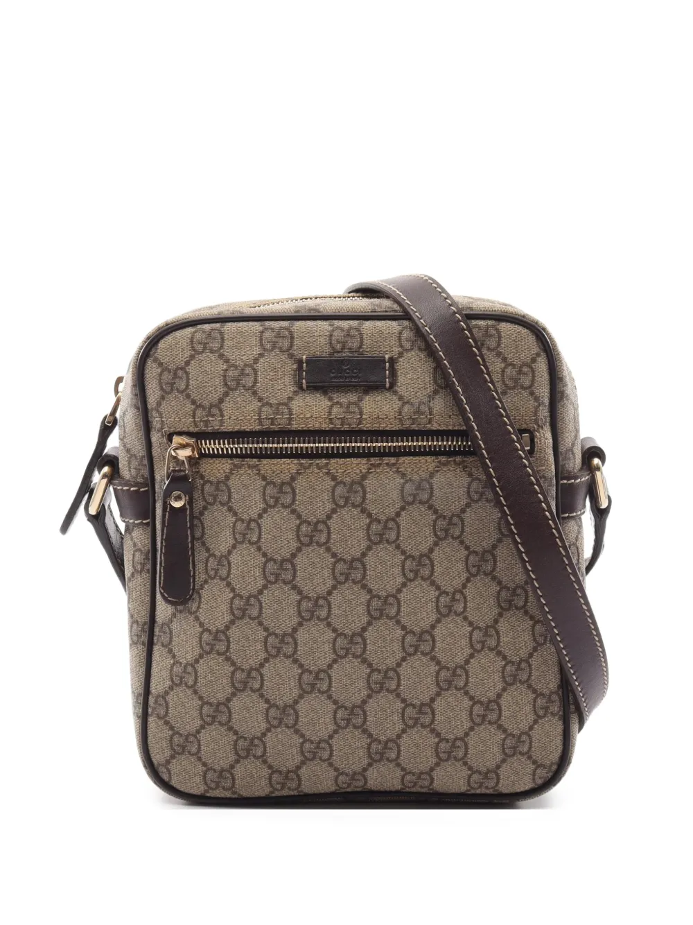 Gucci Pre-Owned 2000s GG Supreme cross body bag - Nude