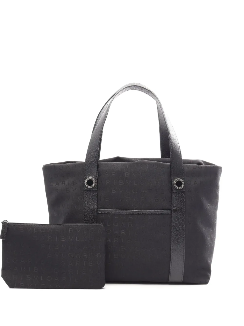 Bvlgari Pre-Owned 2010s Logomania tote bag - Schwarz