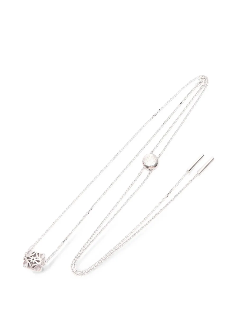 Loewe Pre-Owned Anagram Bombé necklace - Silber
