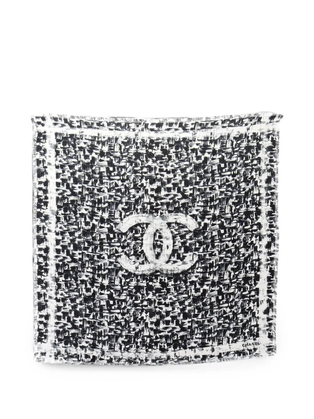 CHANEL Pre-Owned 1986-1988 Coco Mark scarf - Nero