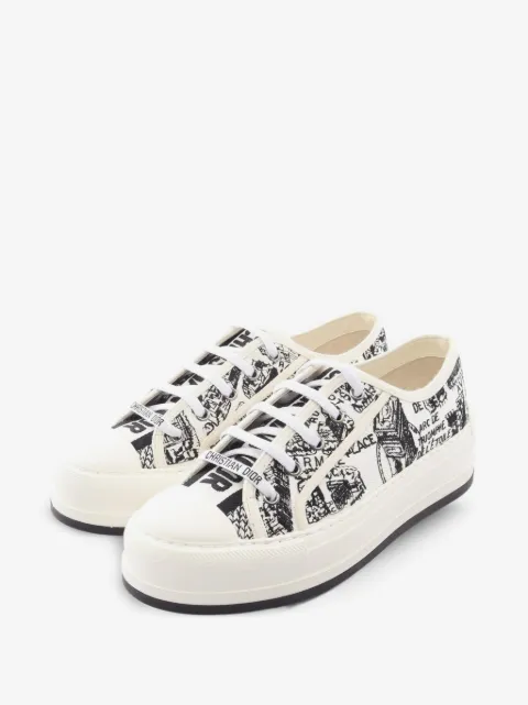 Christian Dior Pre-Owned 2020s Walk'n'Dior Plan de Paris Sneakers