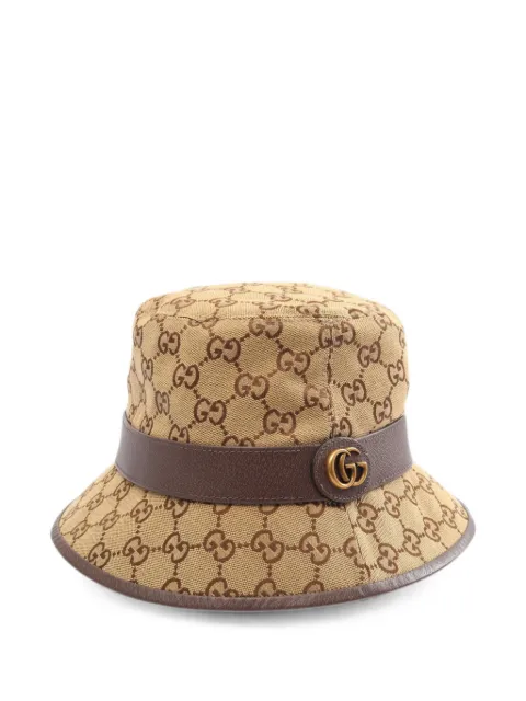 Gucci Pre-Owned 2010s GG Marmont canvas bucket hat