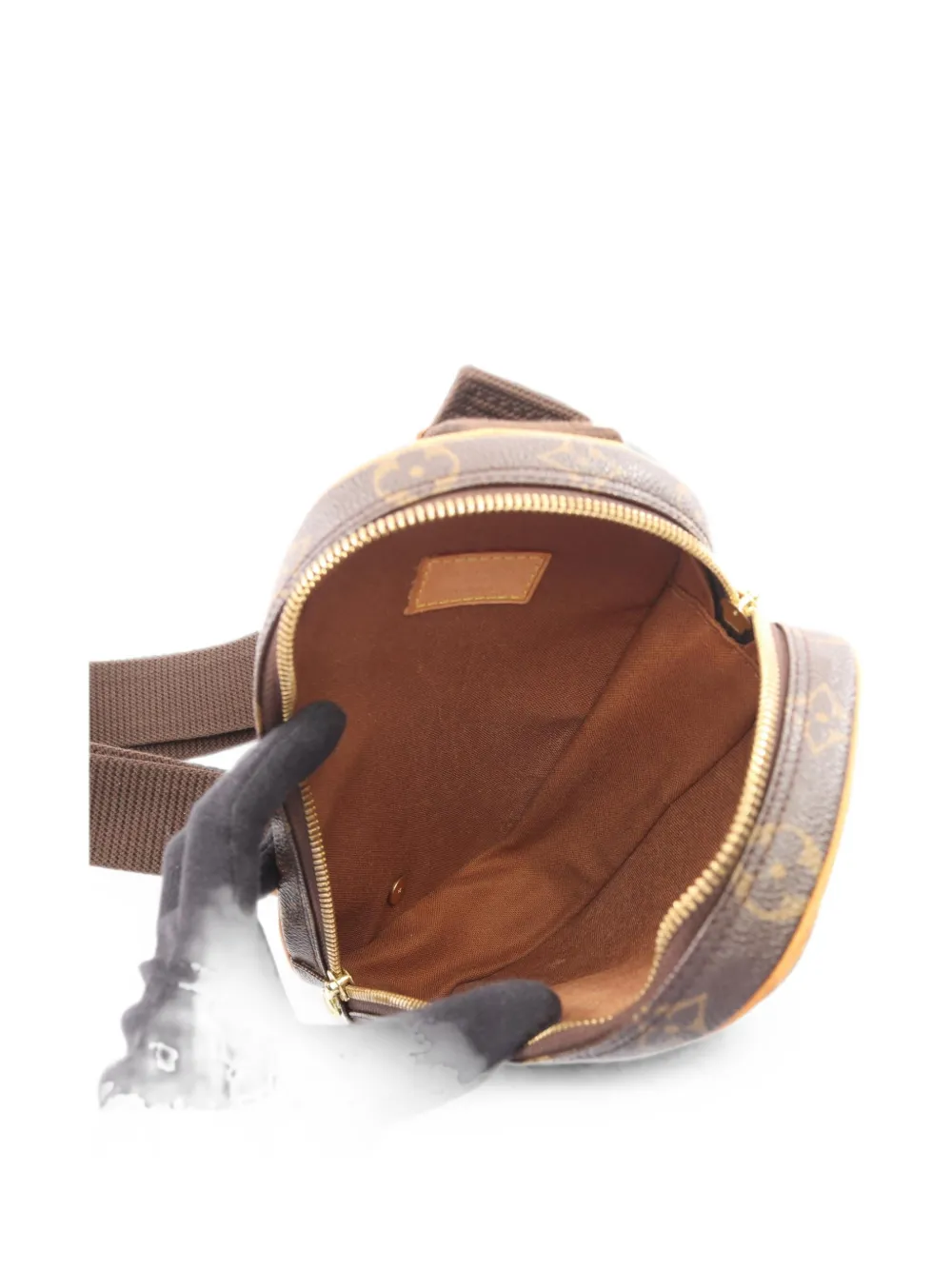 Louis Vuitton Pre-Owned 2004 Monogram Pochette Ganju belt bag Bruin