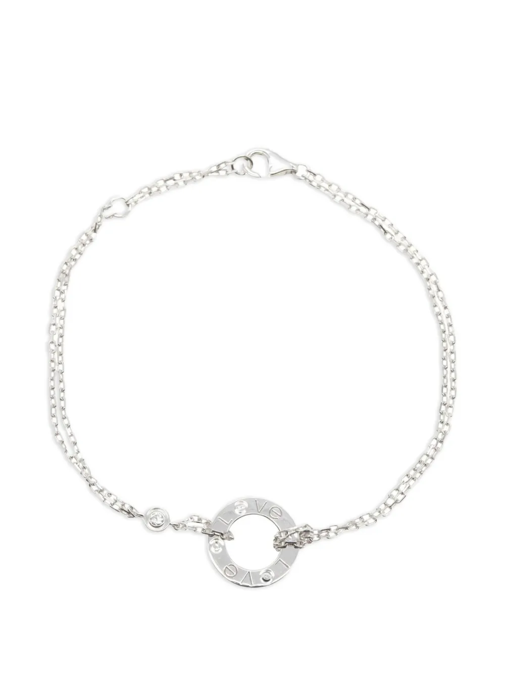 Cartier 2010s Love Circle diamond bracelet - Silber