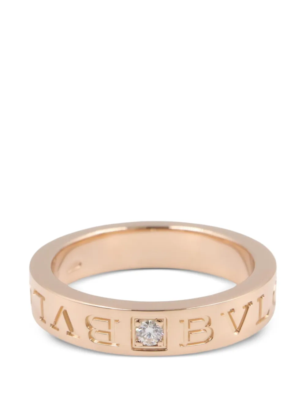Bvlgari Pre-Owned 2010s B-zero1 diamond ring - Rosa