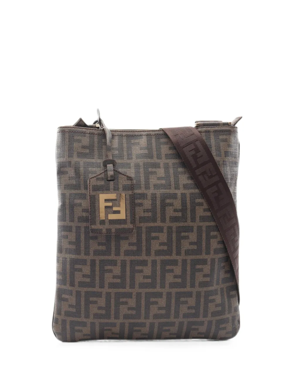 Fendi Pre-Owned 2010s Zucca shoulder bag - Brown