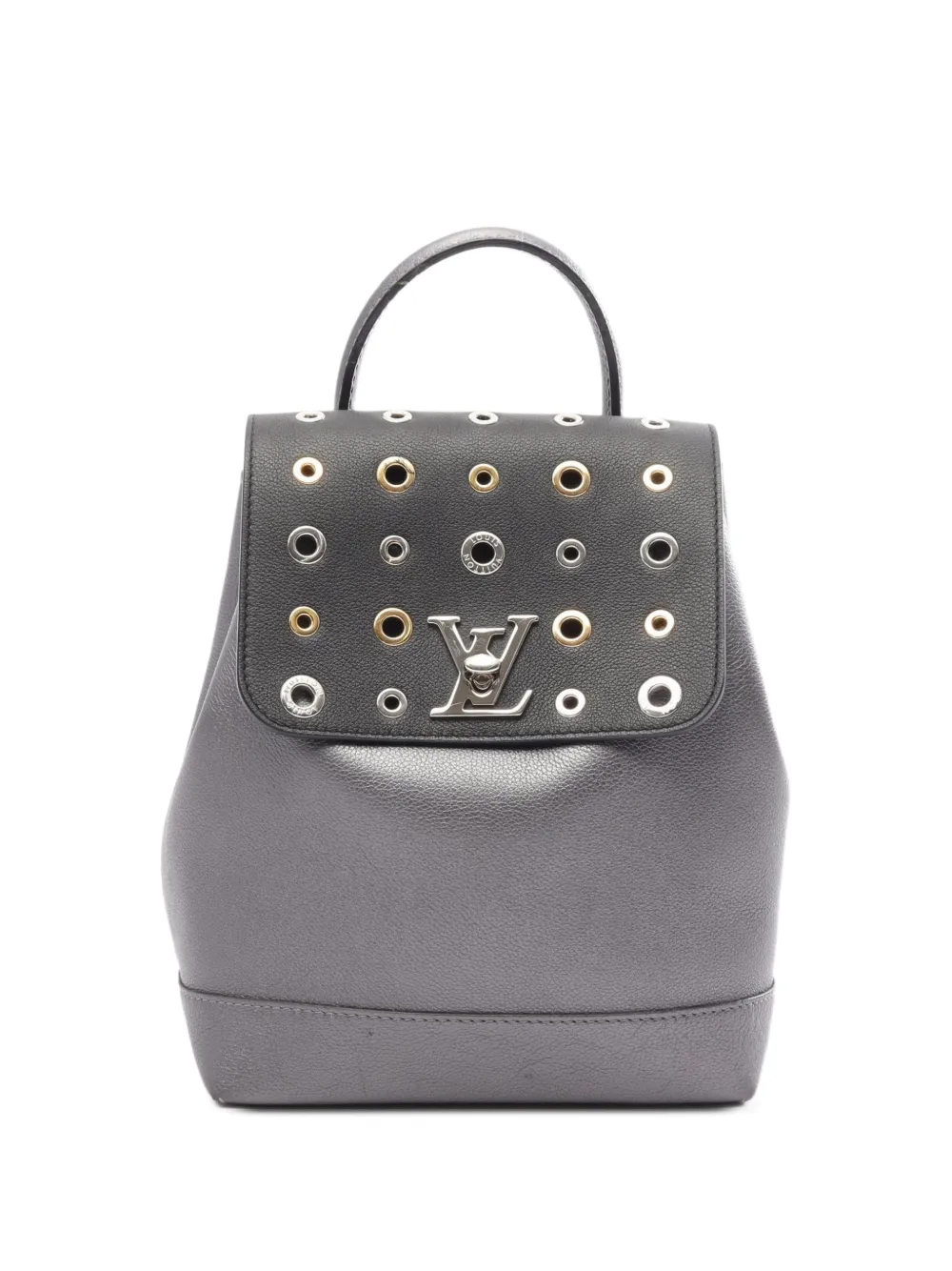 Louis Vuitton Pre-Owned 2016 Lockme eyelet-detail leather backpack - Grau