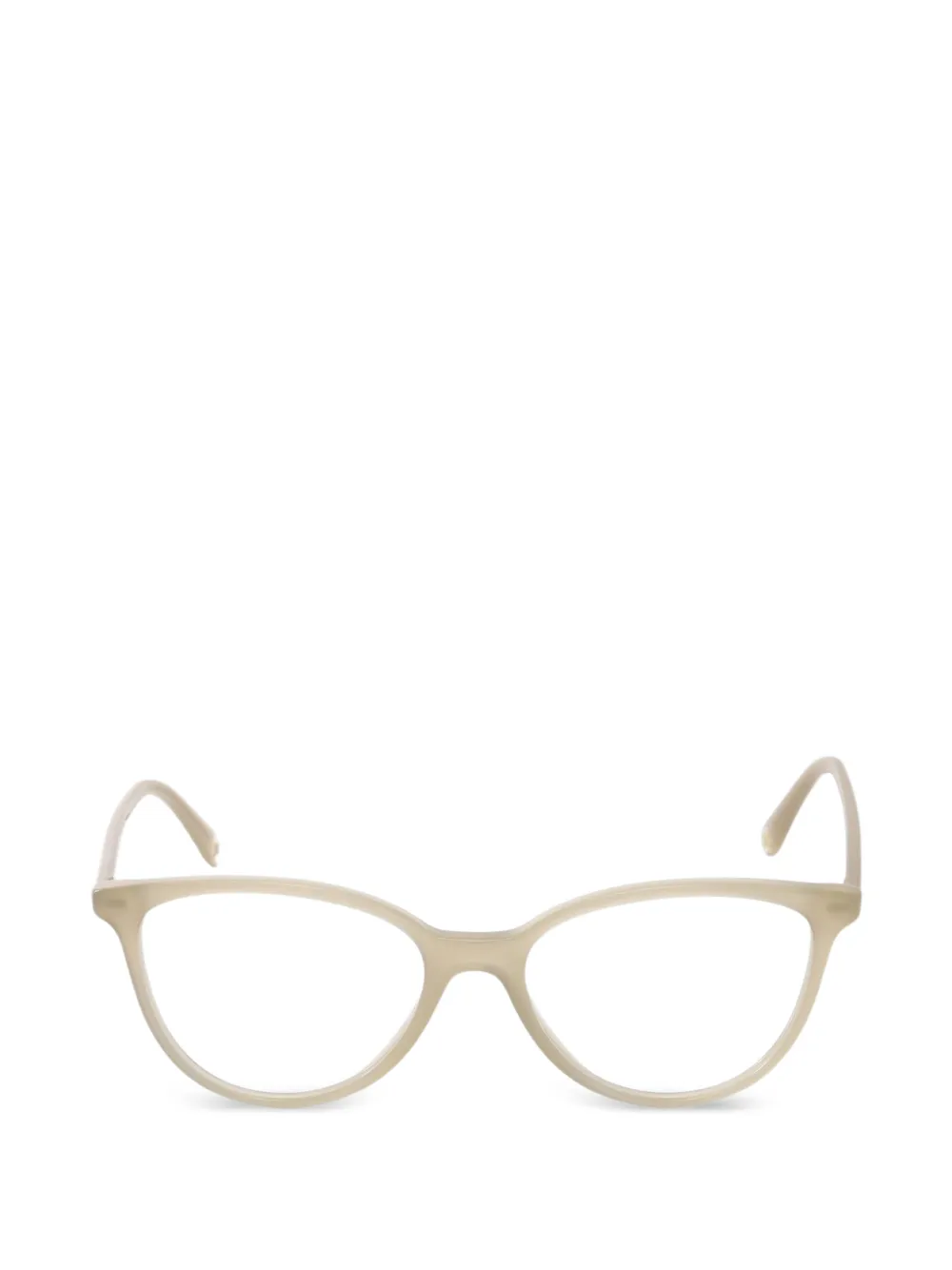 CHANEL Pre-Owned 1986-1988 butterfly-frame glasses - Toni neutri