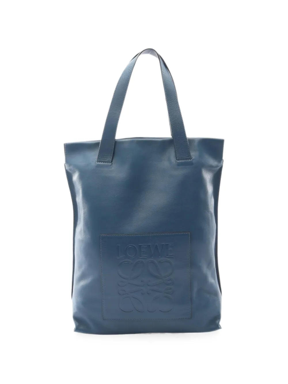 Loewe Pre-Owned 2010s Anagram leather tote bag - Blue