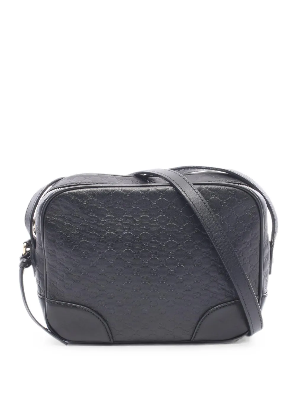 Gucci Pre-Owned 2000s Micro GG Guccissima shoulder bag - Black