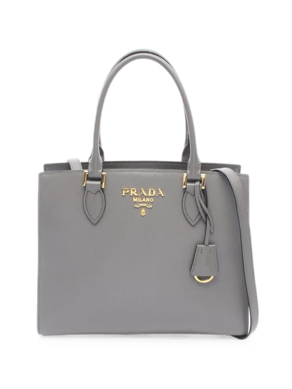 Prada Pre-Owned 2010s Saffiano leather tote bag - Grey