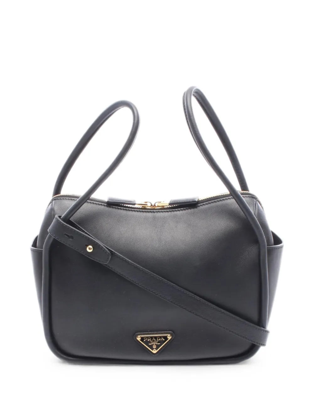 Prada Pre-Owned 2010s Darling leather shoulder bag - Black