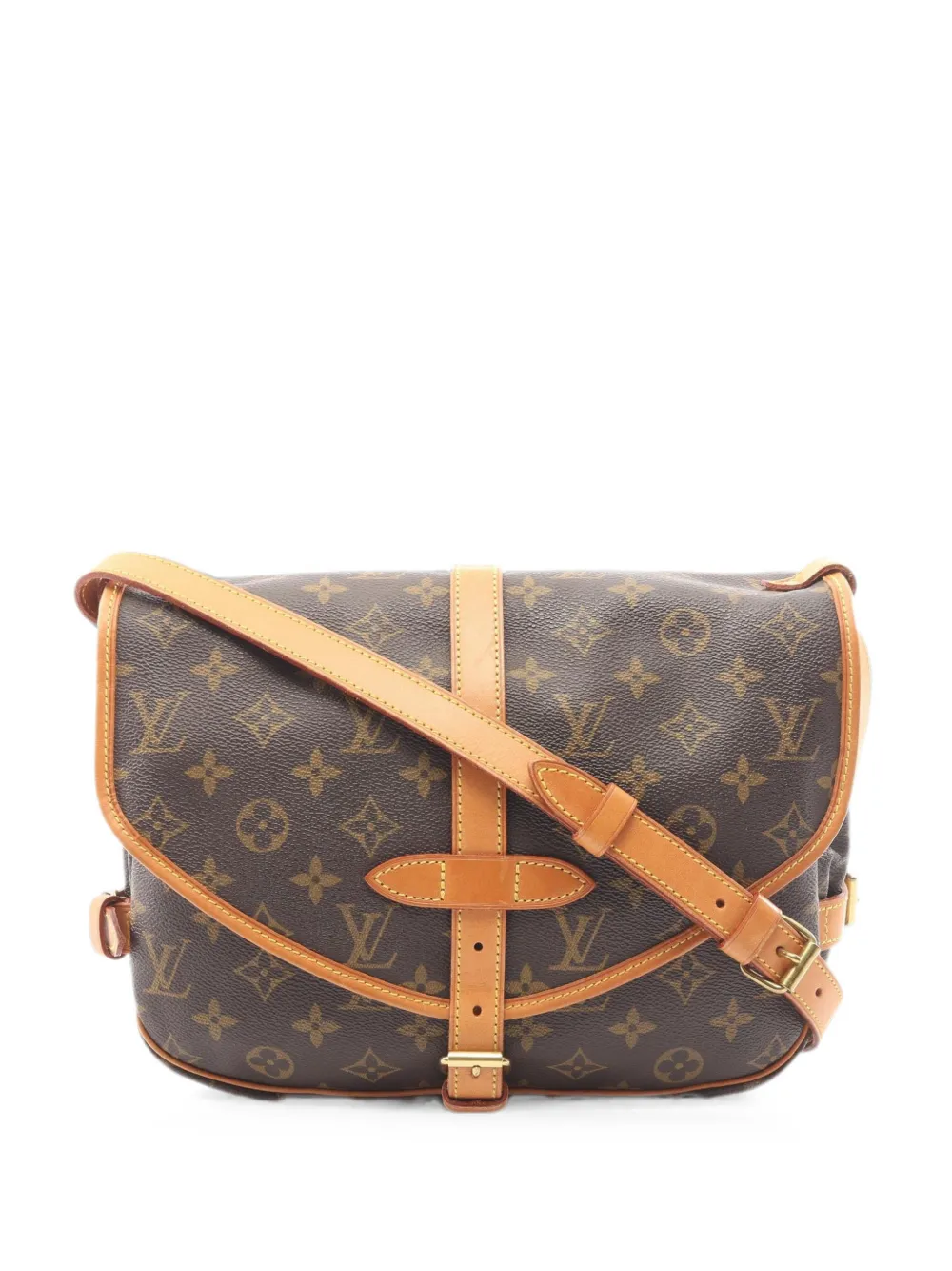 Louis Vuitton Pre-Owned 1998 Monogram Saumur shoulder bag - Brown