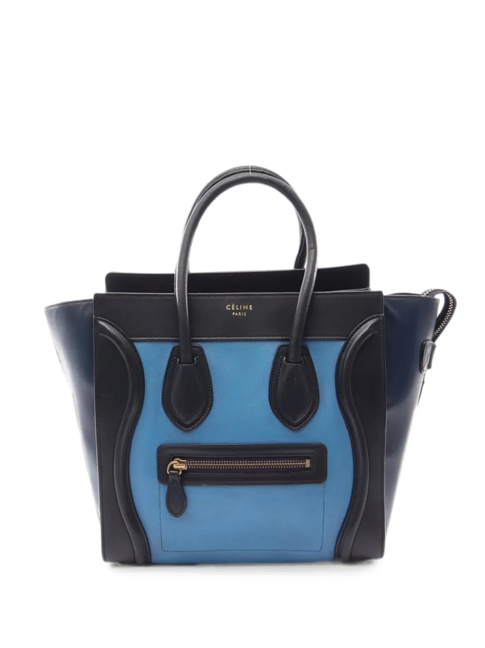 Celine Pre-Owned 2000s micro Luggage tote bag - Blue