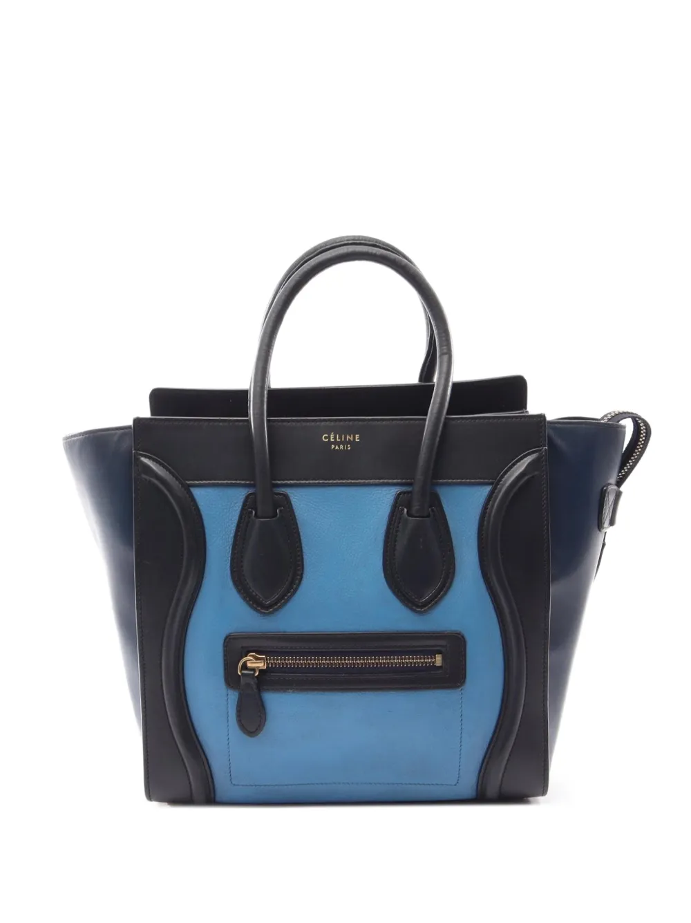 Celine Pre-Owned 2000s micro Luggage tote bag - Blau