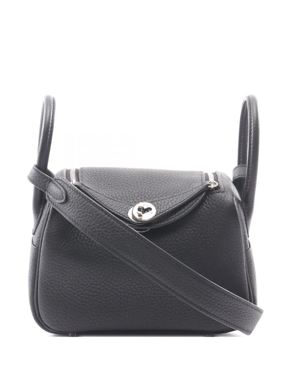 Hermès Pre-Owned 2023 mini Lindy two-way handbag - Nero