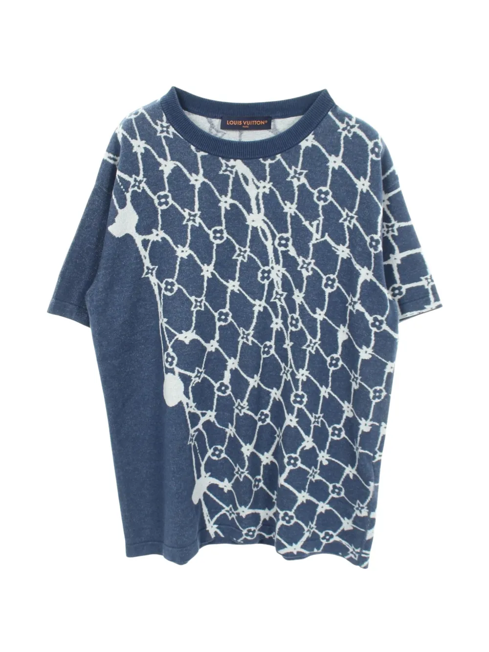 Louis Vuitton Pre-Owned 2010s monogram-pattern T-shirt - Blau