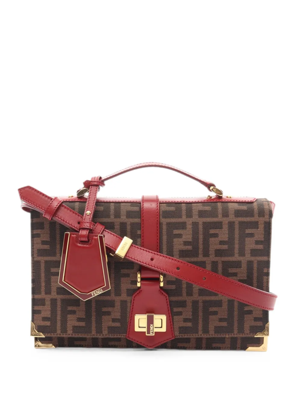 Fendi Pre-Owned 2010s Zucca two-way handbag - Brown