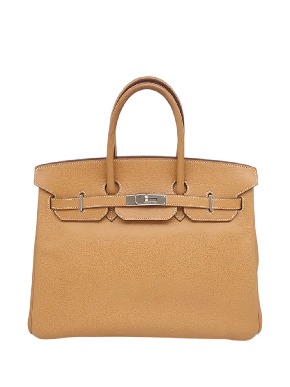 Hermès Pre-Owned 2006 Togo Birkin Retourne 35 handbag - Brown