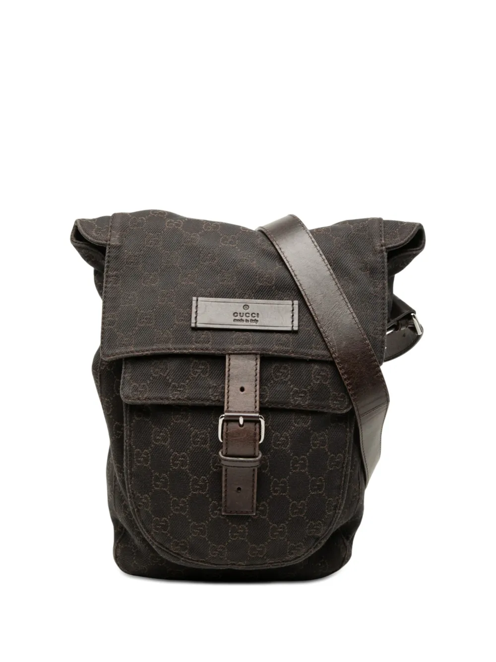 Gucci Pre-Owned 2000-2015 GG Canvas crossbody bag - Braun