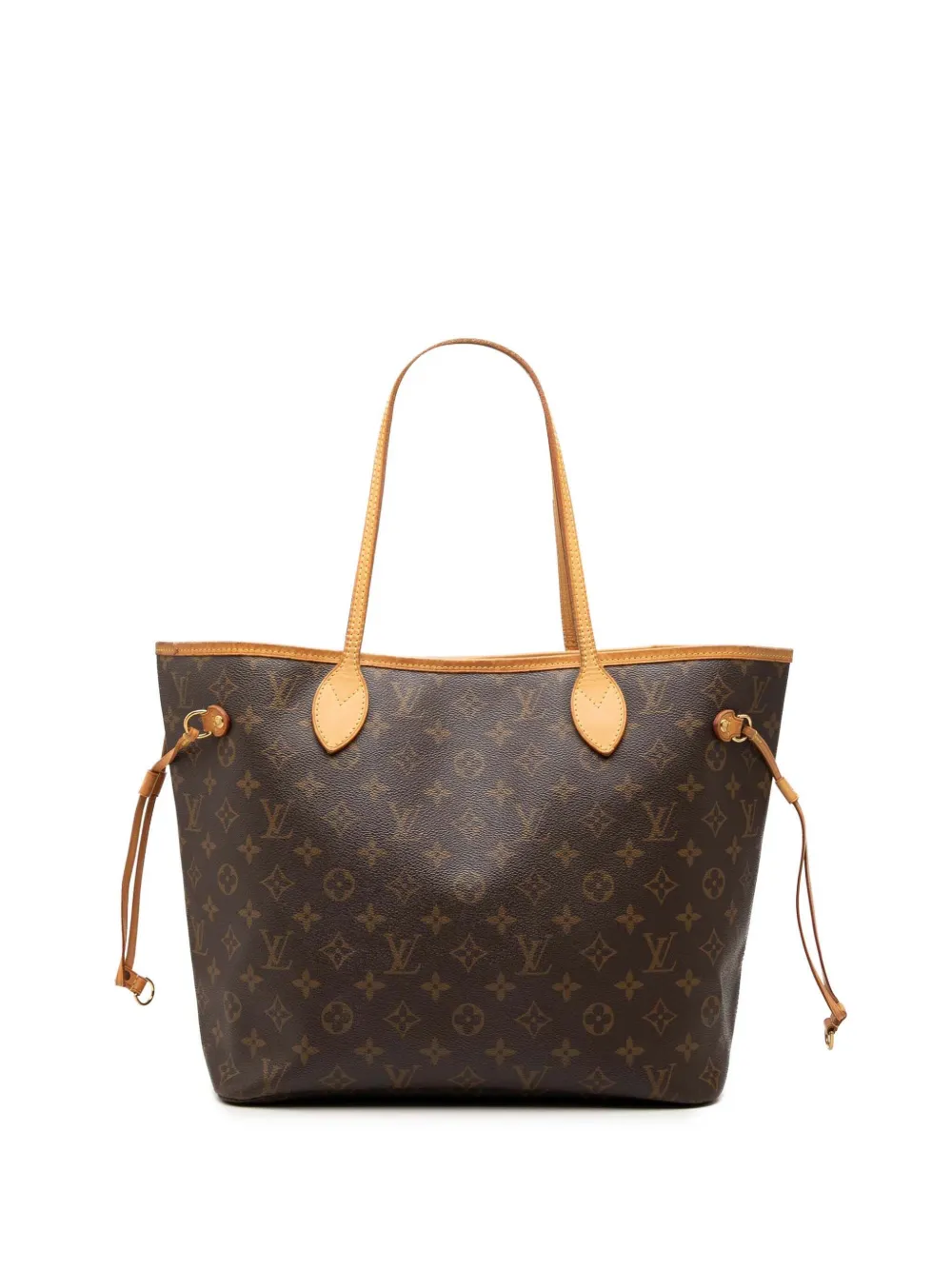 Pre-owned Louis Vuitton 2011 Monogram Neverfull Mm Tote Bag In 褐色